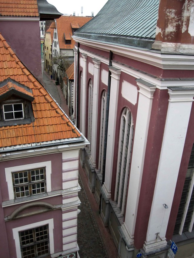 View from my window in the old city of Riga