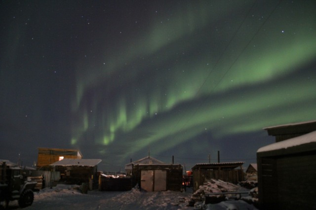 It is more our belief then by the people in Sakkyryr that seeing northern lights helps. But we wish so!